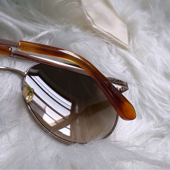 Kate Spade Aviator Sunglasses with Brown Glitter - Picture 6 of 12